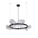 Люстра Crystal Lux AGATA SP15 V2 BLACK/TRANSPARENTE