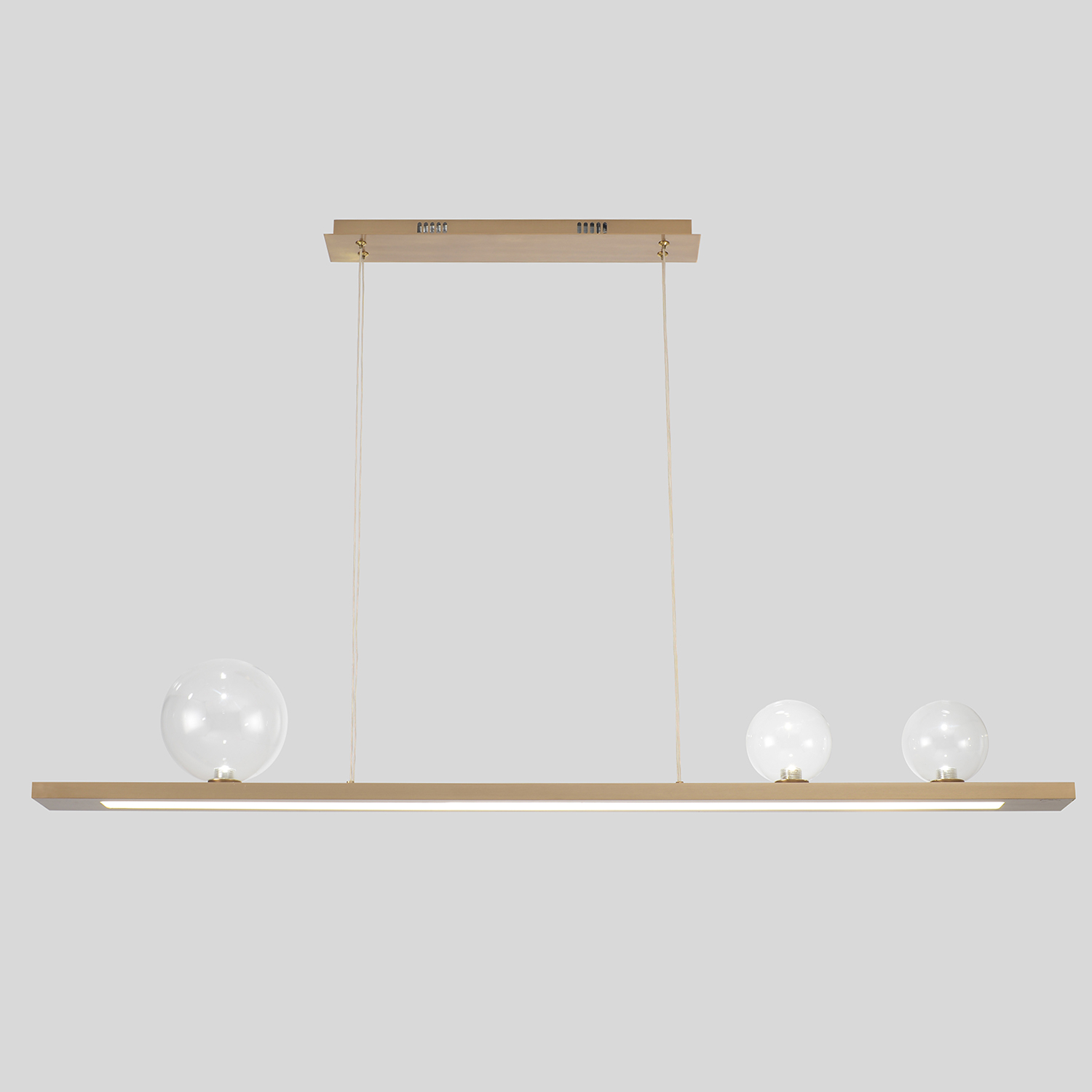 Светильник подвесной Crystal Lux AHORA SP1 L1200 BRASS