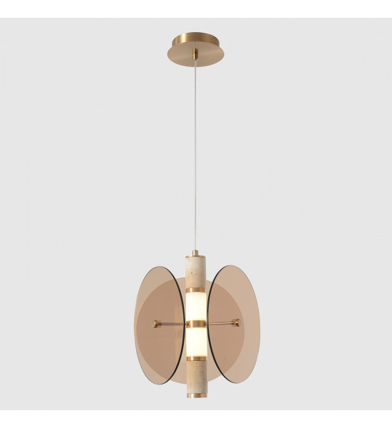 Светильник подвесной Crystal Lux AMARILLO SP12W LED BRASS Светильник подвесной Crystal Lux AMARILLO SP12W LED BRASS