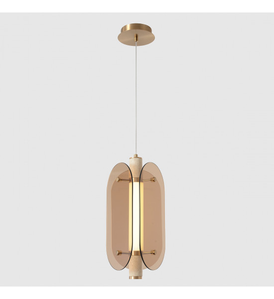 Светильник подвесной Crystal Lux AMARILLO SP18W LED BRASS Светильник подвесной Crystal Lux AMARILLO SP18W LED BRASS
