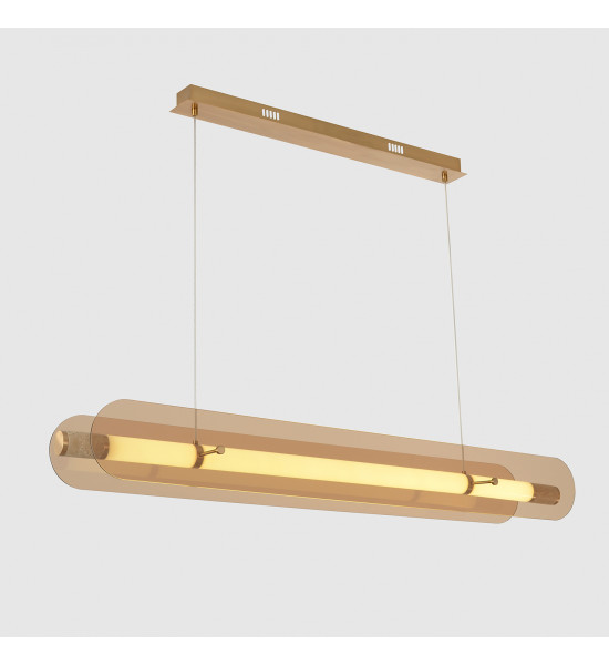 Светильник подвесной Crystal Lux AMARILLO SP70W LED BRASS