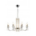Люстра Crystal Lux AURELIO SP8 GOLD+CHROME/TRANSPARENT