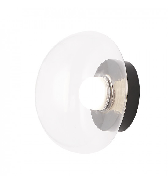 Бра Crystal Lux BOSQUE AP1 BLACK/TRANSPARENT Бра Crystal Lux BOSQUE AP1 BLACK/TRANSPARENT
