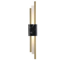 Бра Crystal Lux CARTA AP6W LED BLACK/BRASS