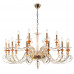 Люстра Crystal Lux CATARINA SP12+6 V2 GOLD/TRANSPARENT-COGNAC