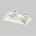 Светильник встраиваемый Crystal Lux CLT 068C2 WH