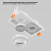 Светильник встраиваемый Crystal Lux CLT 069C2 WH