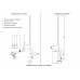 Бра Crystal Lux CLT 358W2 BL