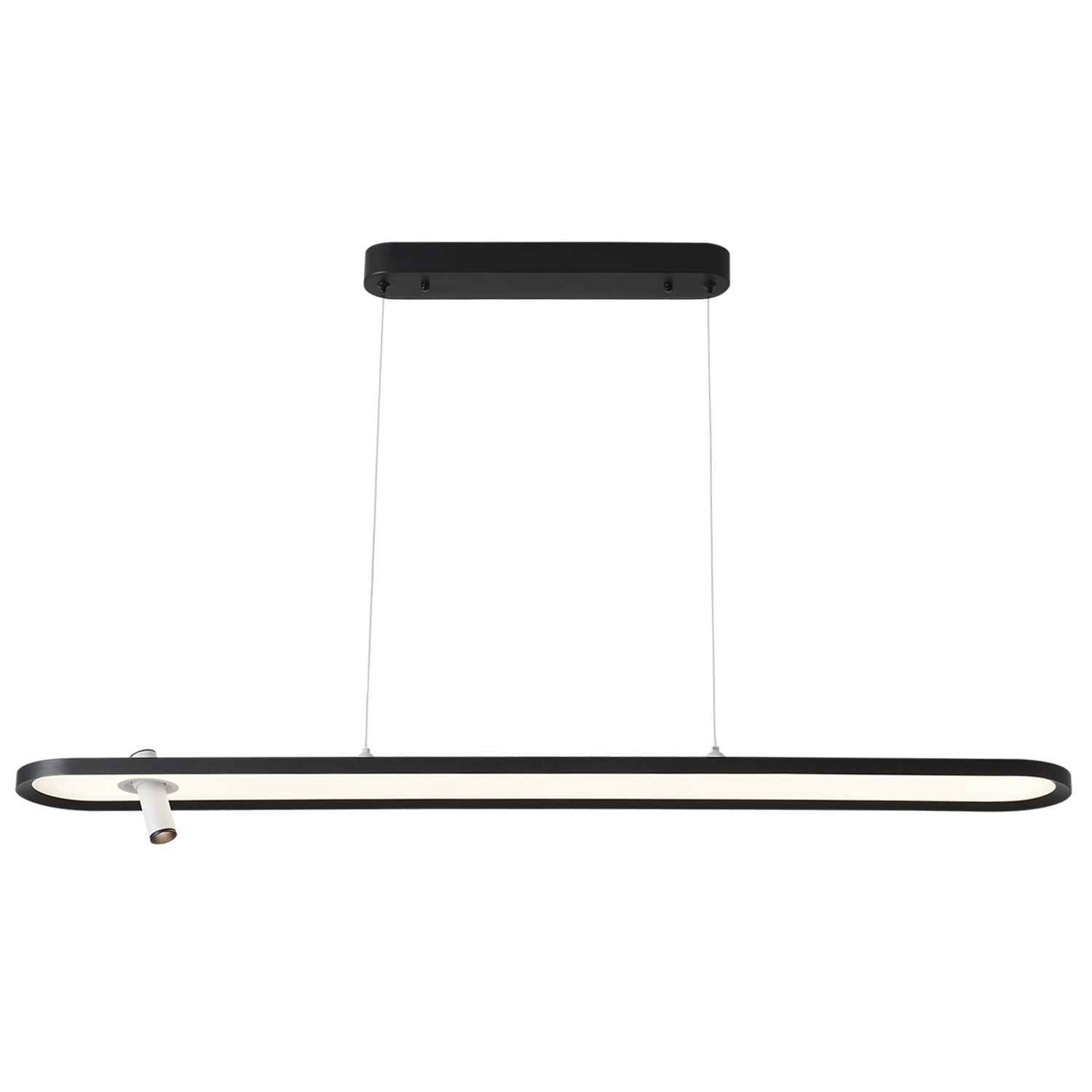 Светильник подвесной Crystal Lux CONTOUR SP45W LED BLACK