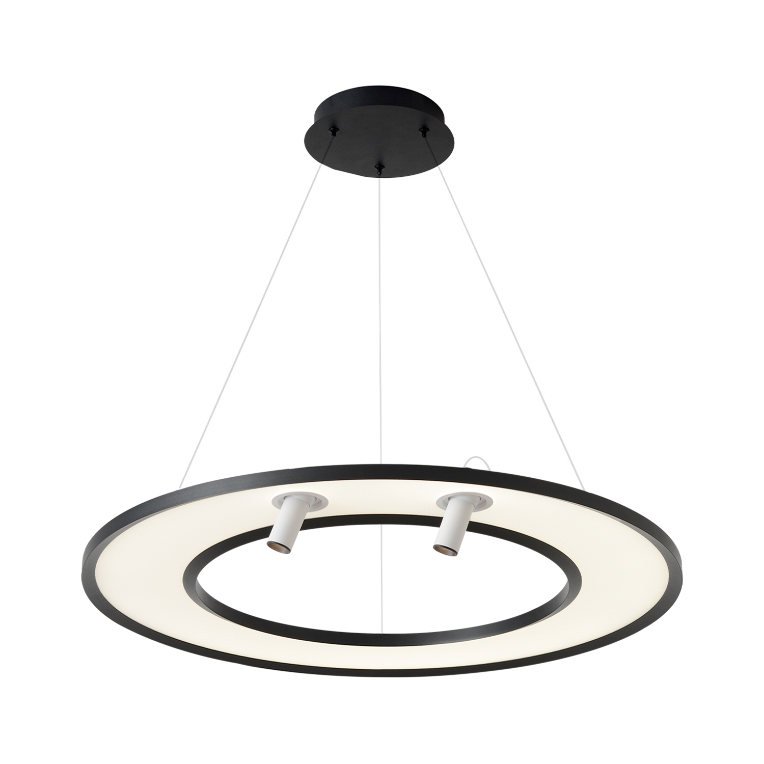 Светильник подвесной Crystal Lux CONTOUR SP50W LED BLACK