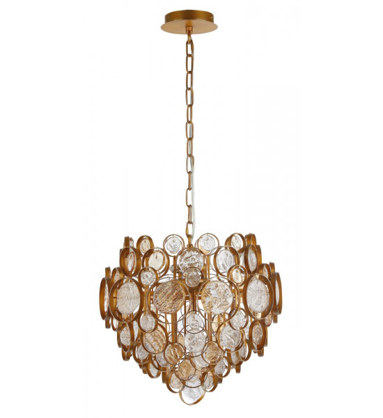 Светильник подвесной Crystal Lux DESEO SP6 D460 GOLD Светильник подвесной Crystal Lux DESEO SP6 D460 GOLD