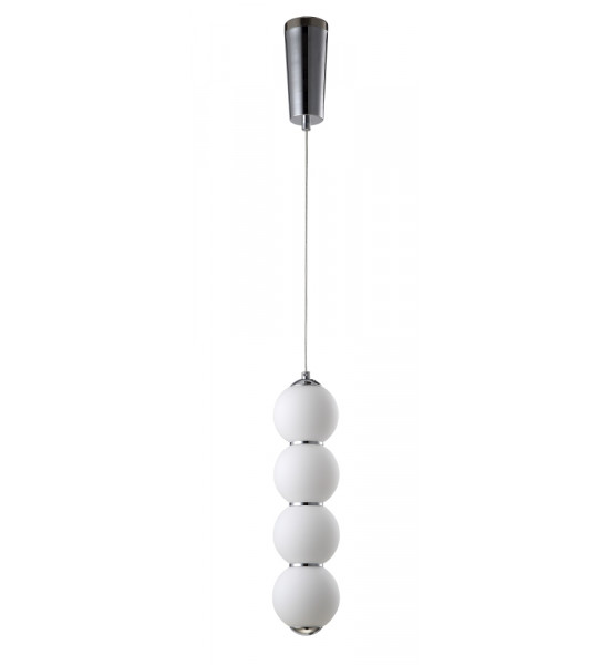 Светильник подвесной Crystal Lux DESI SP4 CHROME/WHITE Светильник подвесной Crystal Lux DESI SP4 CHROME/WHITE
