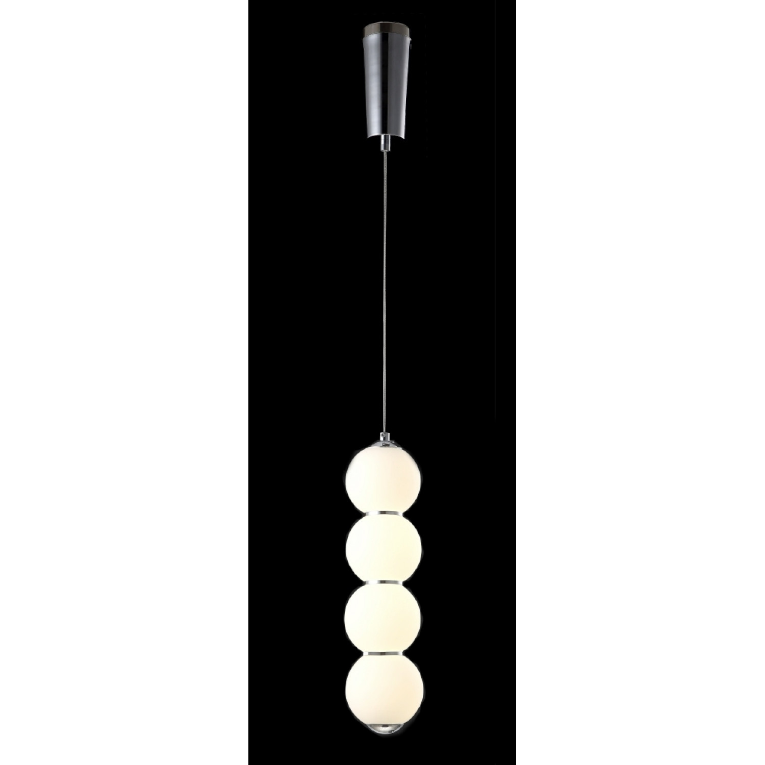 Светильник подвесной Crystal Lux DESI SP4 CHROME/WHITE