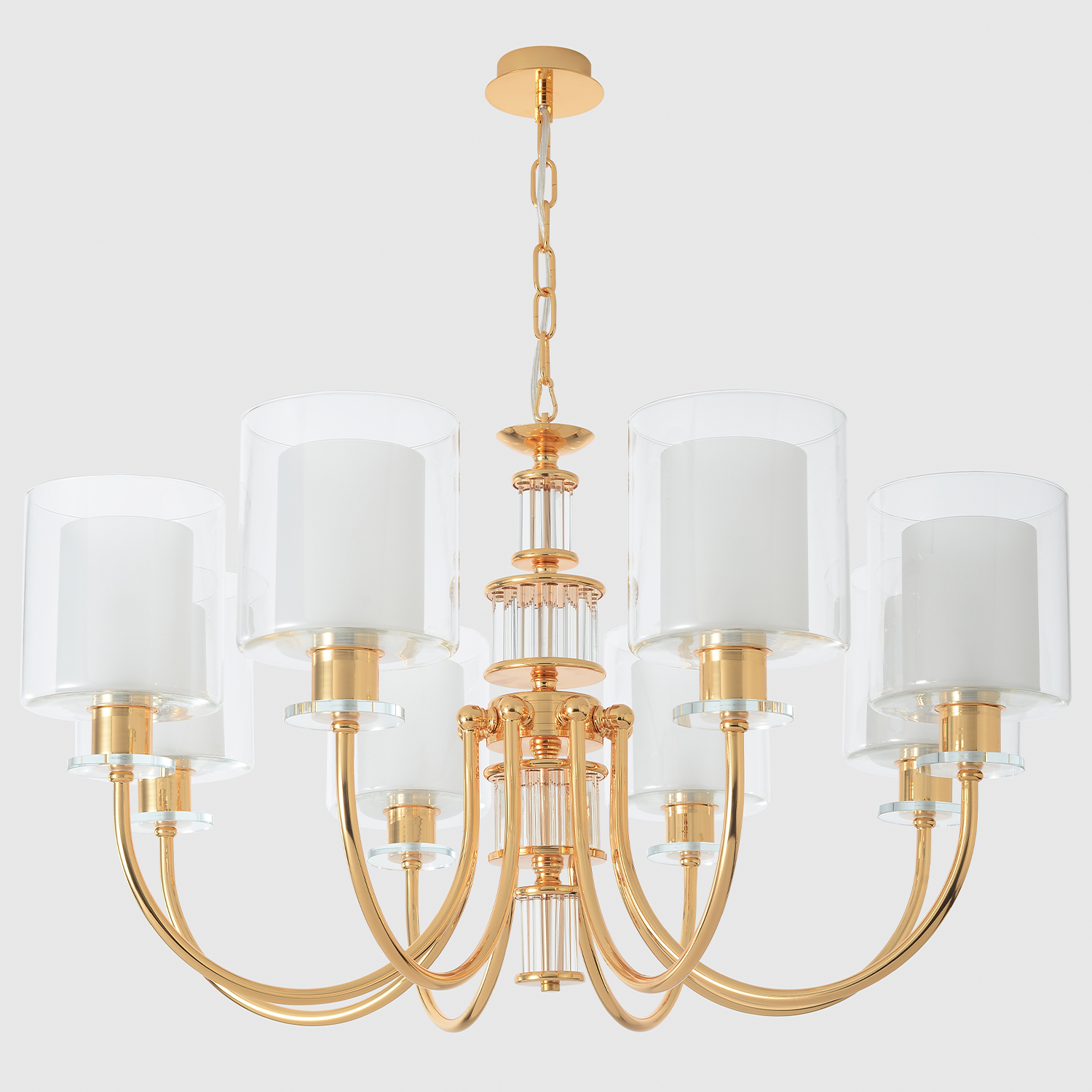 Люстра Crystal Lux ELENA SP8 GOLD