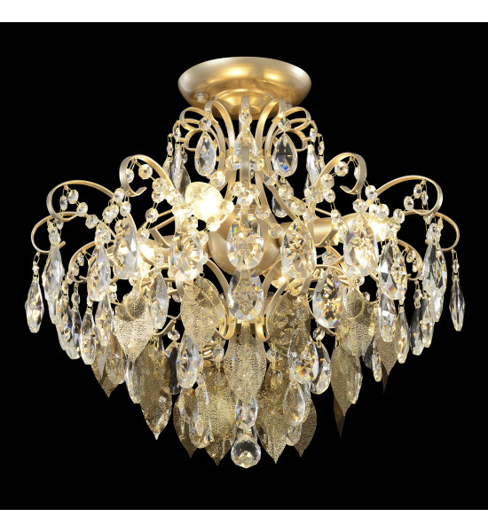 Светильник потолочный Crystal Lux ESMIRALDA PL4 GOLD Светильник потолочный Crystal Lux ESMIRALDA PL4 GOLD