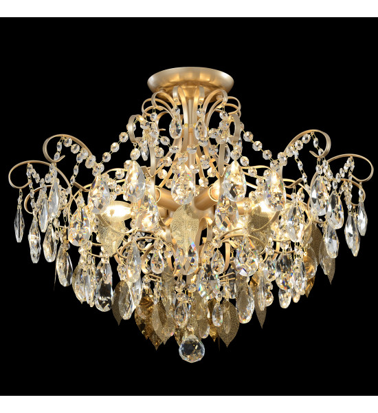 Светильник потолочный Crystal Lux ESMIRALDA PL6 GOLD Светильник потолочный Crystal Lux ESMIRALDA PL6 GOLD