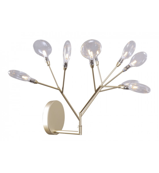 Бра Crystal Lux EVITA AP9 GOLD/TRANSPARENT Бра Crystal Lux EVITA AP9 GOLD/TRANSPARENT