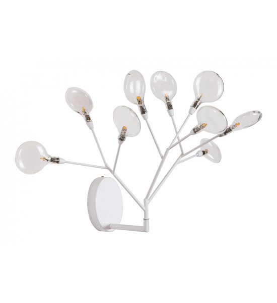 Бра Crystal Lux EVITA AP9 WHITE/TRANSPARENT Бра Crystal Lux EVITA AP9 WHITE/TRANSPARENT