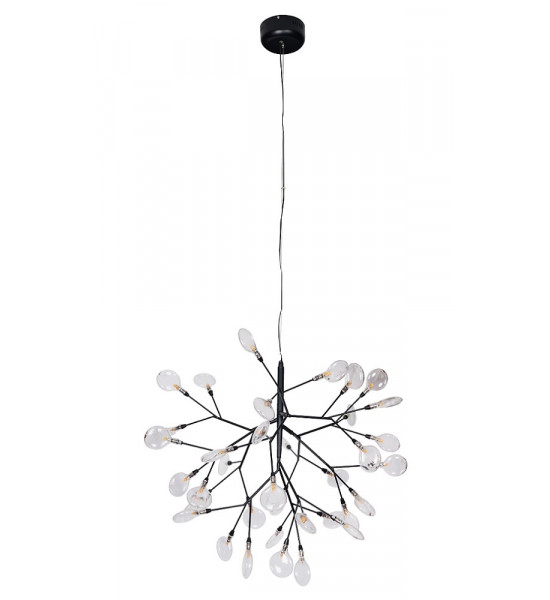 Светильник подвесной Crystal Lux EVITA SP36 BLACK/TRANSPARENT