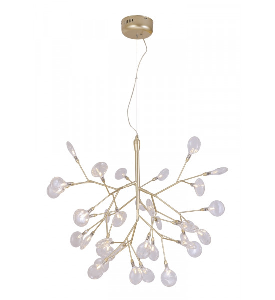 Светильник подвесной Crystal Lux EVITA SP36 GOLD/TRANSPARENT Светильник подвесной Crystal Lux EVITA SP36 GOLD/TRANSPARENT