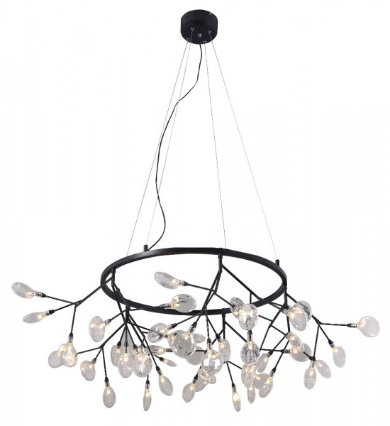 Светильник подвесной Crystal Lux EVITA SP45 D BLACK/TRANSPARENT Светильник подвесной Crystal Lux EVITA SP45 D BLACK/TRANSPARENT