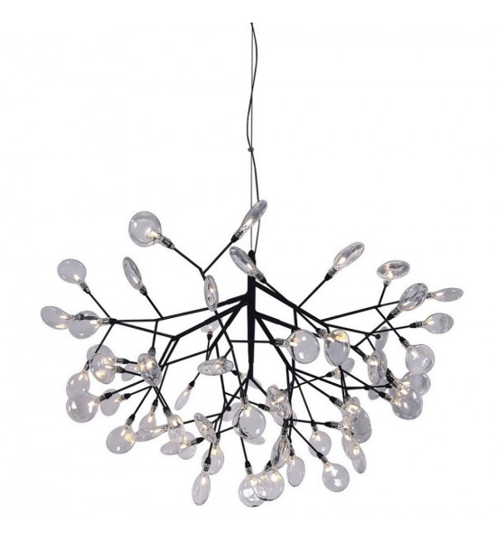 Светильник подвесной Crystal Lux EVITA SP63 BLACK/TRANSPARENT Светильник подвесной Crystal Lux EVITA SP63 BLACK/TRANSPARENT
