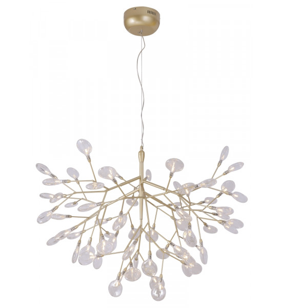Светильник подвесной Crystal Lux EVITA SP63 GOLD/TRANSPARENT Светильник подвесной Crystal Lux EVITA SP63 GOLD/TRANSPARENT