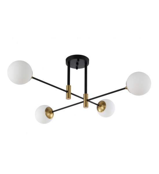 Светильник потолочный Crystal Lux FIDEL PL4 BLACK Светильник потолочный Crystal Lux FIDEL PL4 BLACK