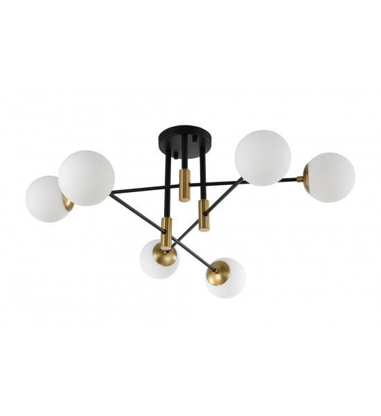 Светильник потолочный Crystal Lux FIDEL PL6 BLACK Светильник потолочный Crystal Lux FIDEL PL6 BLACK