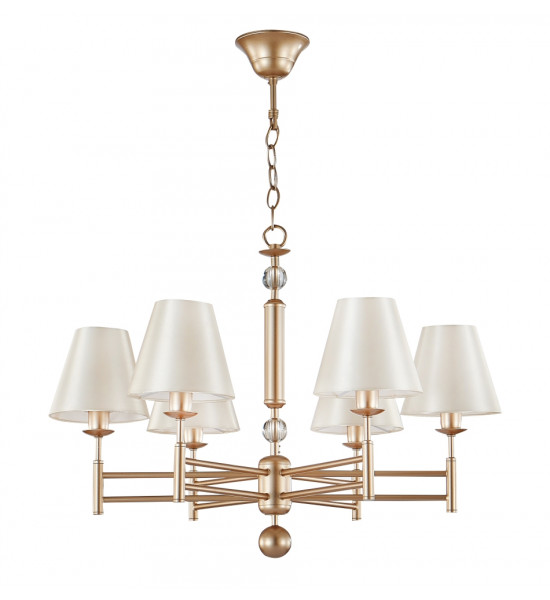Люстра Crystal Lux FLAVIO SP6 GOLD Люстра Crystal Lux FLAVIO SP6 GOLD