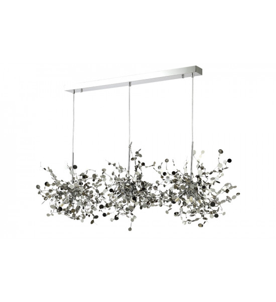 Светильник подвесной Crystal Lux GARDEN SP3х3 L1200 CHROME Светильник подвесной Crystal Lux GARDEN SP3х3 L1200 CHROME