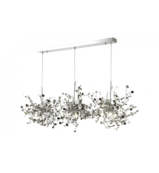 Светильник подвесной Crystal Lux GARDEN SP3х3 L1200 CHROME