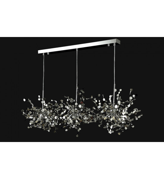 Светильник подвесной Crystal Lux GARDEN SP3х3 L1200 CHROME