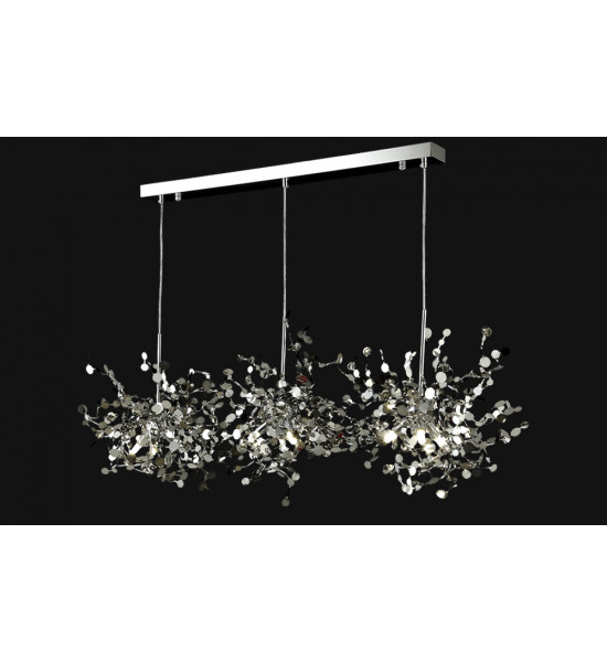 Светильник подвесной Crystal Lux GARDEN SP3х3 L1200 CHROME