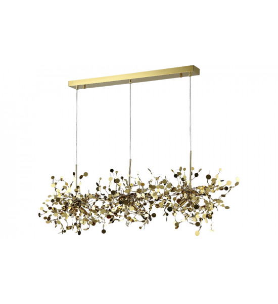 Светильник подвесной Crystal Lux GARDEN SP3х3 L1200 GOLD Светильник подвесной Crystal Lux GARDEN SP3х3 L1200 GOLD