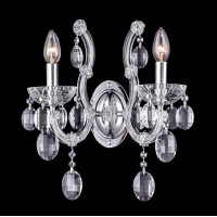 Бра Crystal Lux HOLLYWOOD AP2 CHROME