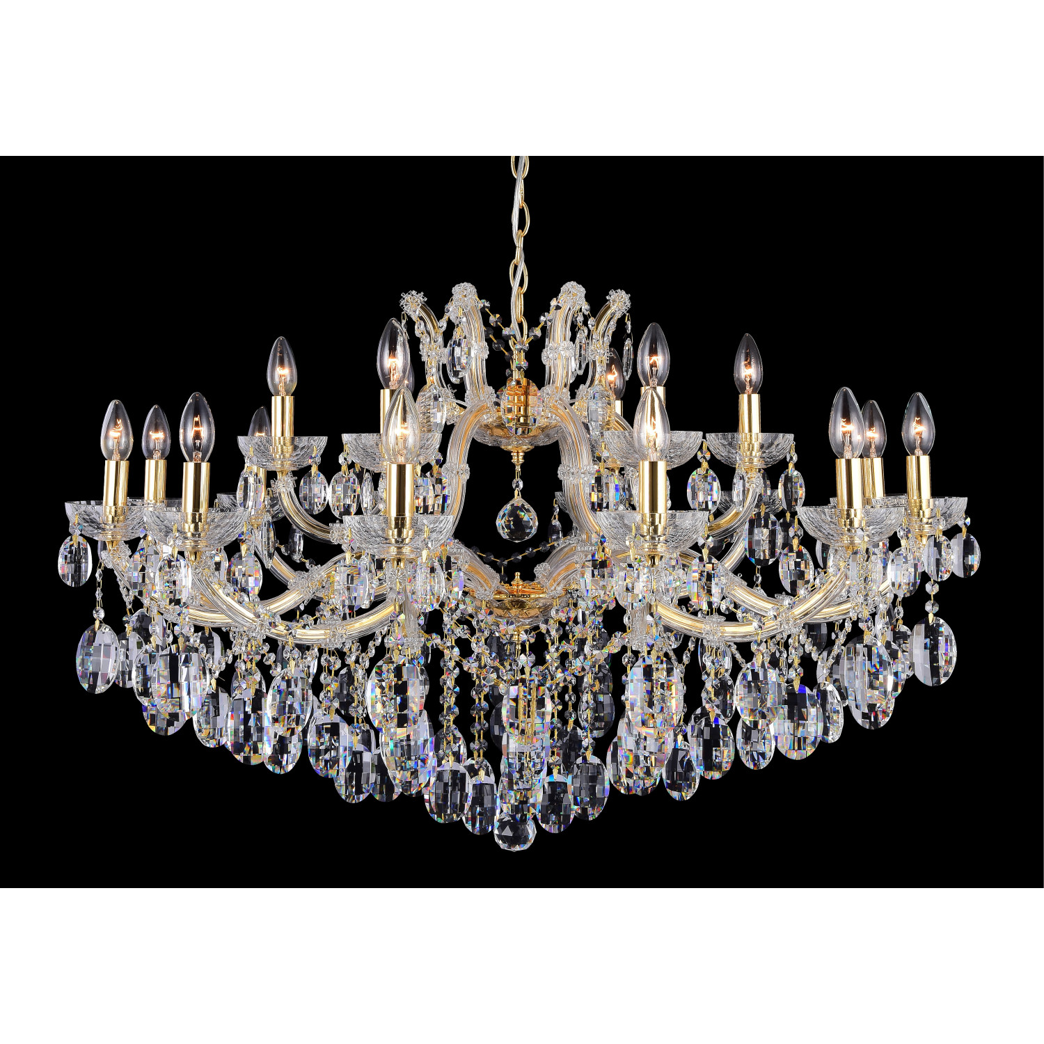 Люстра Crystal Lux HOLLYWOOD SP12+6 GOLD