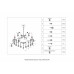 Люстра Crystal Lux HOLLYWOOD SP6 CHROME
