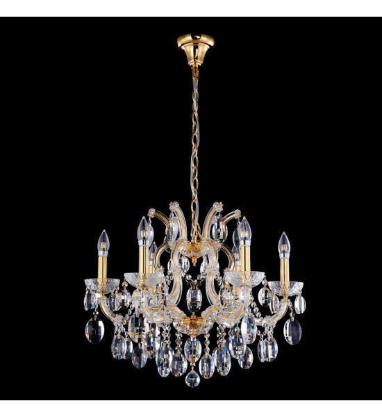 Люстра Crystal Lux HOLLYWOOD SP6 GOLD