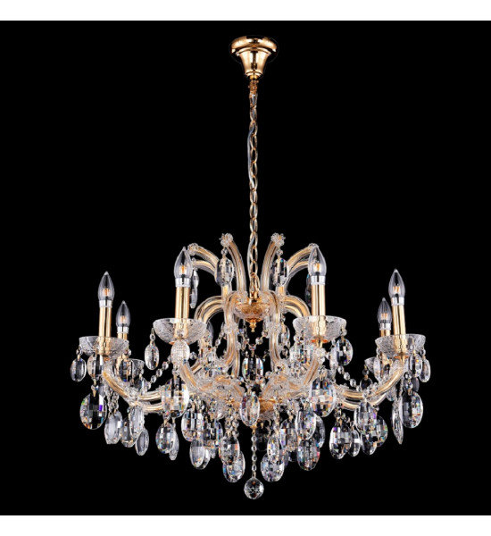 Люстра Crystal Lux HOLLYWOOD SP8 GOLD