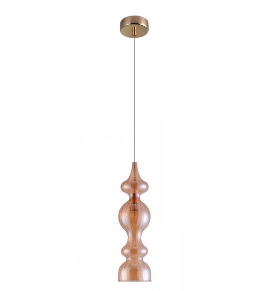 Светильник подвесной Crystal Lux IRIS SP1 A AMBER Светильник подвесной Crystal Lux IRIS SP1 A AMBER