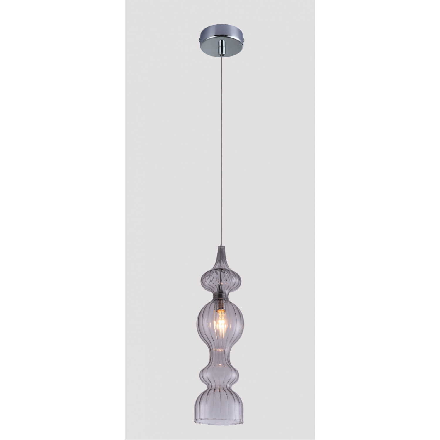 Светильник подвесной Crystal Lux IRIS SP1 A SMOKE