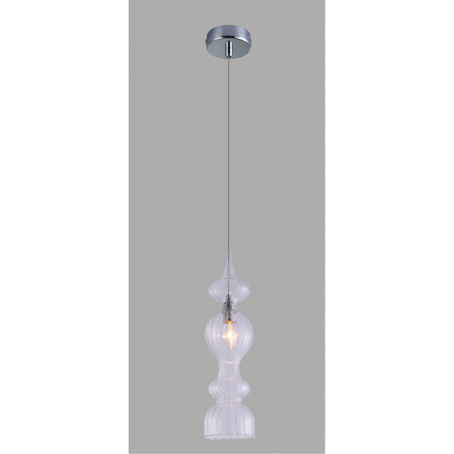 Светильник подвесной Crystal Lux IRIS SP1 A TRANSPARENT