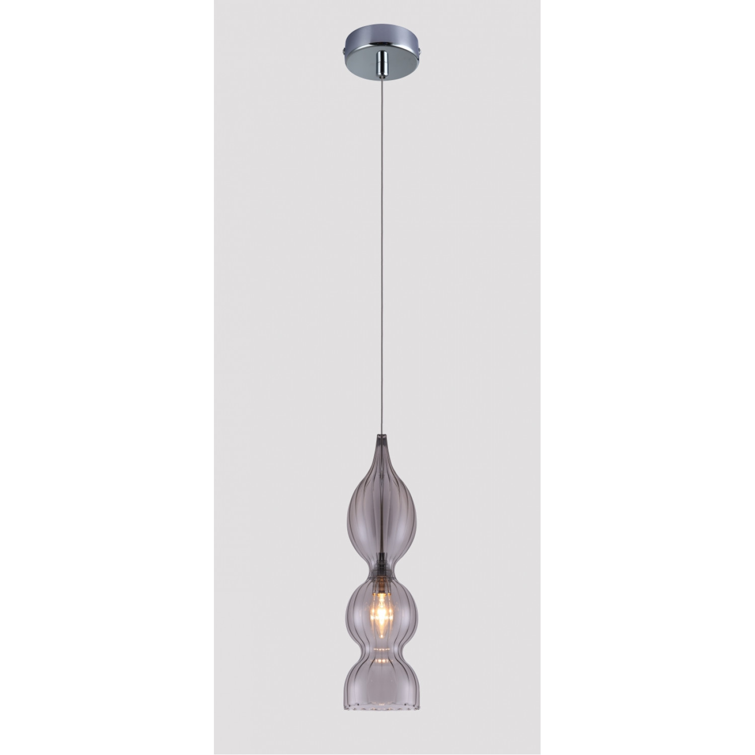 Светильник подвесной Crystal Lux IRIS SP1 B SMOKE