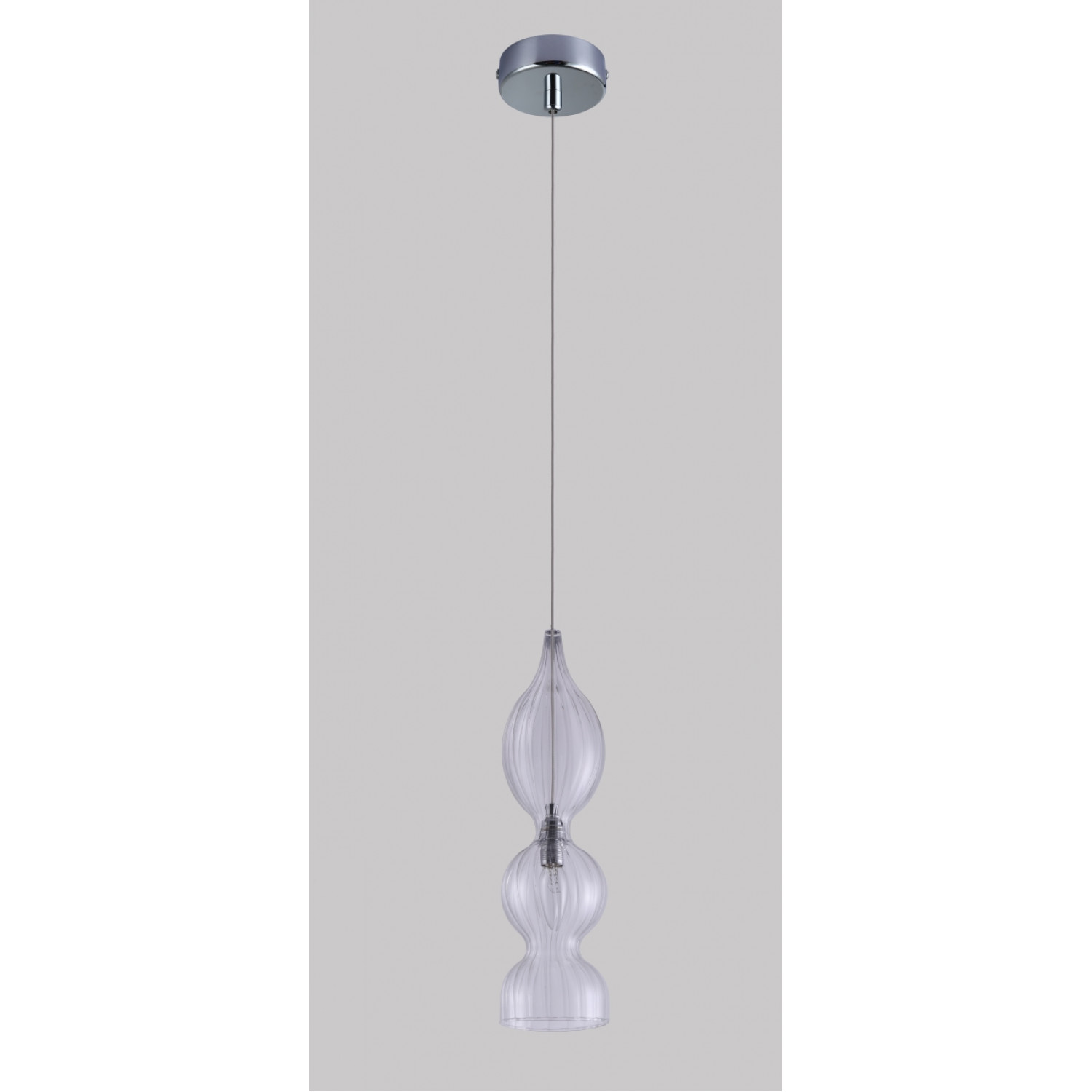 Светильник подвесной Crystal Lux IRIS SP1 B TRANSPARENT