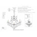 Люстра Crystal Lux ISABEL SP11 GOLD/TRANSPARENT