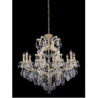 Люстра Crystal Lux ISABEL SP11 GOLD/TRANSPARENT