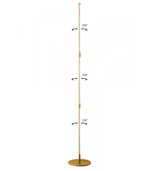 Торшер Crystal Lux LARGO PT25W GOLD Торшер Crystal Lux LARGO PT25W GOLD