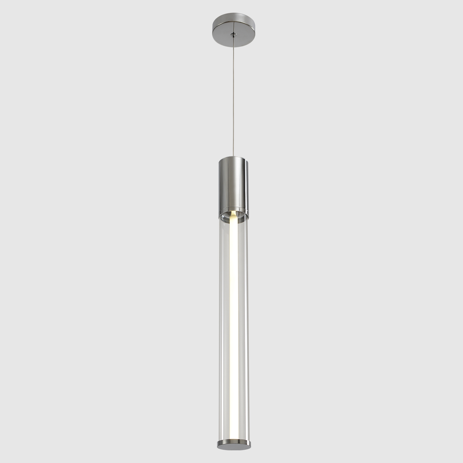 Светильник подвесной Crystal Lux LINEUP SP11W LED CHROME