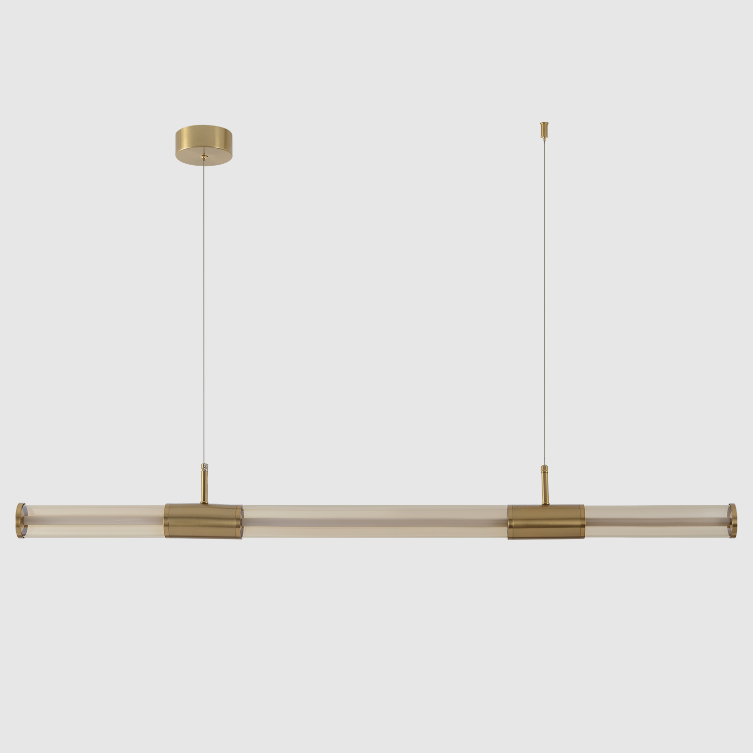 Светильник подвесной Crystal Lux LINEUP SP24W LED BRASS